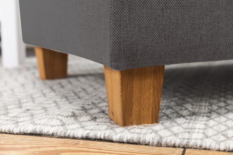Crazy 5-sits Vänstervänd U-formad X-Large Soffa med Divan och Schäslong i Tyg - Mörkgrå - Products - Möbler - Soffa - U-soffa
