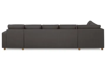 Crazy 5-sits Vänstervänd U-formad X-Large Soffa med Divan och Schäslong i Tyg - Mörkgrå - Products - Möbler - Soffa - U-soffa