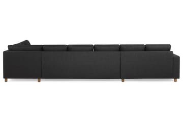 Crazy 6-sits Högervänd U-formad XX-Large Soffa med Divan och Schäslong i Tyg - Antracit - Products - Möbler - Soffa - U-soffa