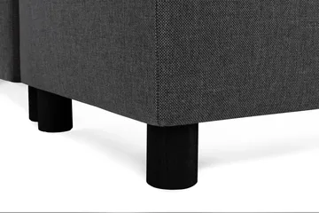 Crazy 6-sits Högervänd U-formad XX-Large Soffa med Divan och Schäslong i Tyg - Antracit - Products - Möbler - Soffa - U-soffa