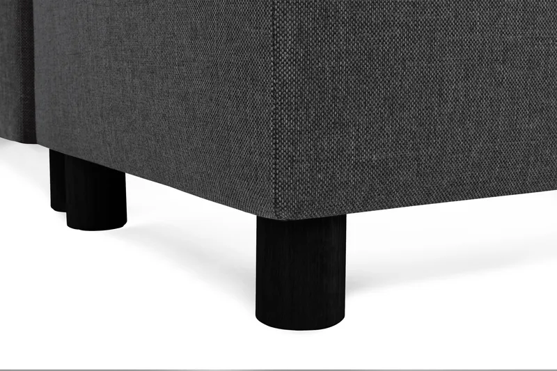 Crazy 6-sits Högervänd U-formad XX-Large Soffa med Divan och Schäslong i Tyg - Antracit - Products - Möbler - Soffa - U-soffa