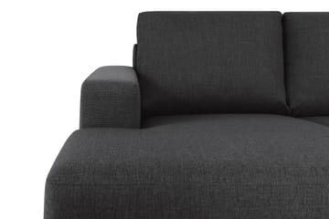 Crazy 6-sits Högervänd U-formad XX-Large Soffa med Divan och Schäslong i Tyg - Antracit - Products - Möbler - Soffa - U-soffa