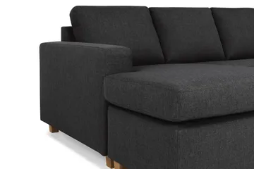 Crazy 6-sits Högervänd U-formad XX-Large Soffa med Divan och Schäslong i Tyg - Antracit - Products - Möbler - Soffa - U-soffa