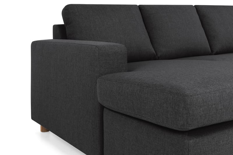 Crazy 6-sits Högervänd U-formad XX-Large Soffa med Divan och Schäslong i Tyg - Antracit - Products - Möbler - Soffa - U-soffa