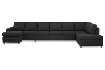 Crazy 6-sits Högervänd U-formad XX-Large Soffa med Divan och Schäslong i Tyg - Antracit - Products - Möbler - Soffa - U-soffa