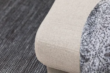 Crazy 6-sits Högervänd U-formad XX-Large Soffa med Divan och Schäslong i Tyg - Beige - Products - Möbler - Soffa - U-soffa