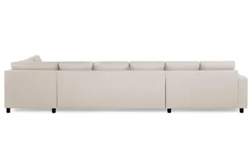 Crazy 6-sits Högervänd U-formad XX-Large Soffa med Divan och Schäslong i Tyg - Beige - Products - Möbler - Soffa - U-soffa