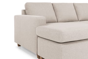 Crazy 6-sits Högervänd U-formad XX-Large Soffa med Divan och Schäslong i Tyg - Beige - Products - Möbler - Soffa - U-soffa