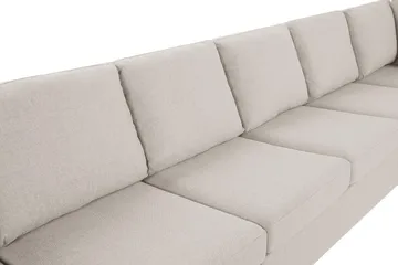 Crazy 6-sits Högervänd U-formad XX-Large Soffa med Divan och Schäslong i Tyg - Beige - Products - Möbler - Soffa - U-soffa