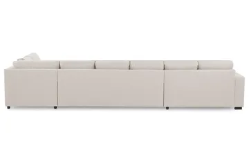 Crazy 6-sits Högervänd U-formad XX-Large Soffa med Divan och Schäslong i Tyg - Beige - Products - Möbler - Soffa - U-soffa