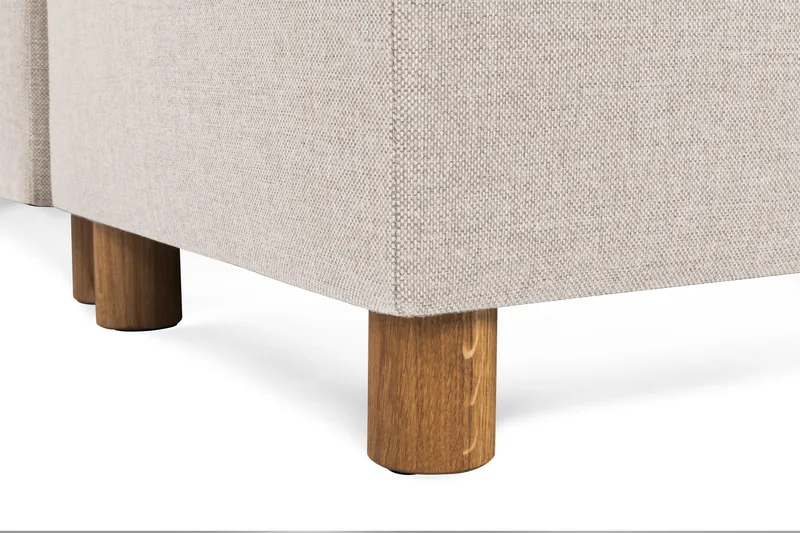 Crazy 6-sits Högervänd U-formad XX-Large Soffa med Divan och Schäslong i Tyg - Beige - Products - Möbler - Soffa - U-soffa