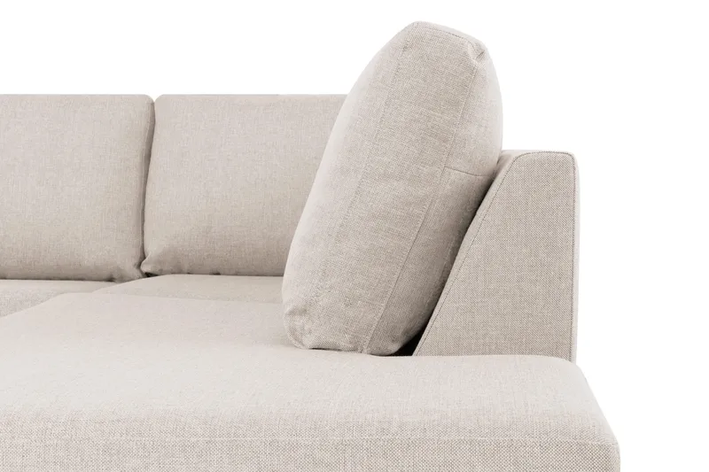 Crazy 6-sits Högervänd U-formad XX-Large Soffa med Divan och Schäslong i Tyg - Beige - Products - Möbler - Soffa - U-soffa