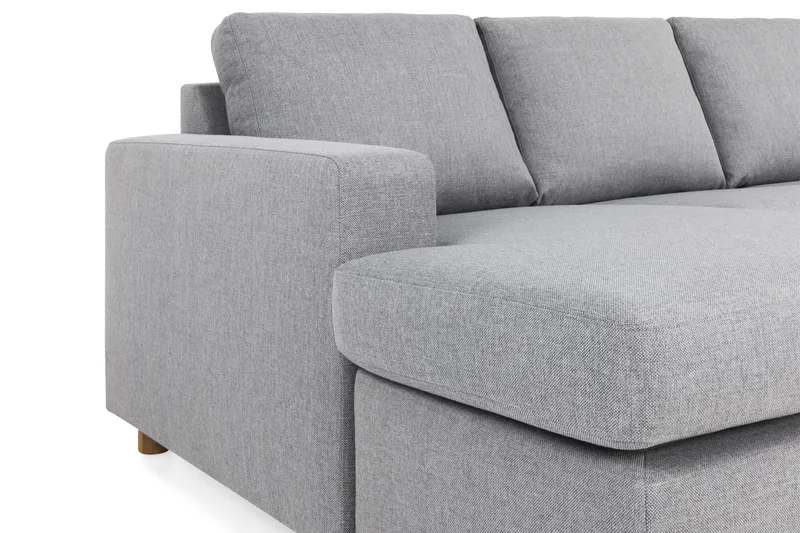 Crazy 6-sits Högervänd U-formad XX-Large Soffa med Divan och Schäslong i Tyg - Grå - Products - Möbler - Soffa - U-soffa