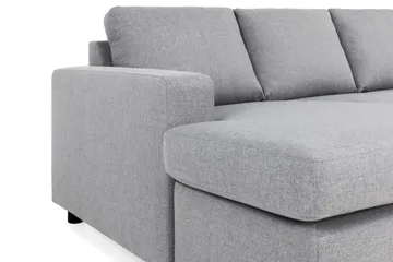 Crazy 6-sits Högervänd U-formad XX-Large Soffa med Divan och Schäslong i Tyg - Grå - Products - Möbler - Soffa - U-soffa