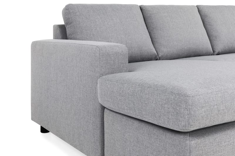 Crazy 6-sits Högervänd U-formad XX-Large Soffa med Divan och Schäslong i Tyg - Grå - Products - Möbler - Soffa - U-soffa