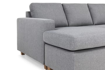 Crazy 6-sits Högervänd U-formad XX-Large Soffa med Divan och Schäslong i Tyg - Grå - Products - Möbler - Soffa - U-soffa