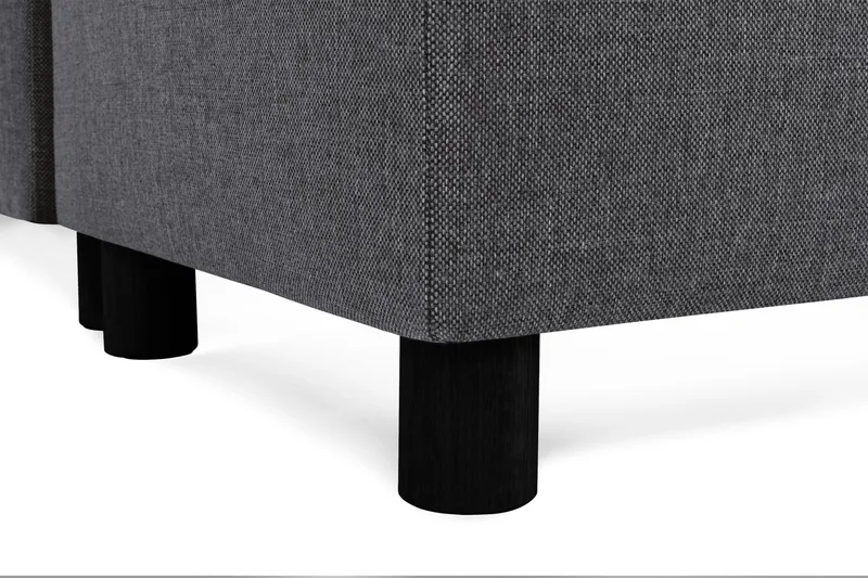 Crazy 6-sits Högervänd U-formad XX-Large Soffa med Divan och Schäslong i Tyg - Mörkgrå - Products - Möbler - Soffa - U-soffa