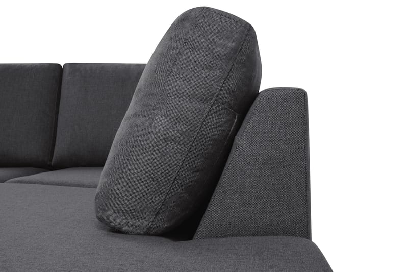 Crazy 6-sits Högervänd U-formad XX-Large Soffa med Divan och Schäslong i Tyg - Mörkgrå - Products - Möbler - Soffa - U-soffa