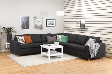 Crazy 6-sits Vändbar L-formad X-Large Hörnsoffa i Tyg - Antracit - Products - Möbler - Soffa - Hörnsoffa