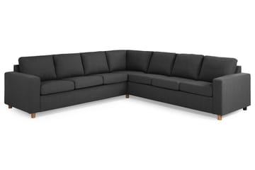 Crazy 6-sits Vändbar L-formad X-Large Hörnsoffa i Tyg - Antracit - Products - Möbler - Soffa - Hörnsoffa