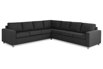 Crazy 6-sits Vändbar L-formad X-Large Hörnsoffa i Tyg - Antracit - Products - Möbler - Soffa - Hörnsoffa