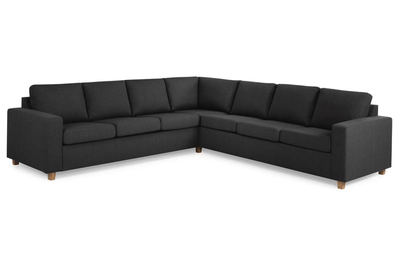 Crazy 6-sits Vändbar L-formad X-Large Hörnsoffa i Tyg - Antracit - Products - Möbler - Soffa - Hörnsoffa