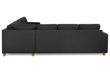 Crazy 6-sits Vändbar L-formad X-Large Hörnsoffa i Tyg - Antracit - Products - Möbler - Soffa - Hörnsoffa