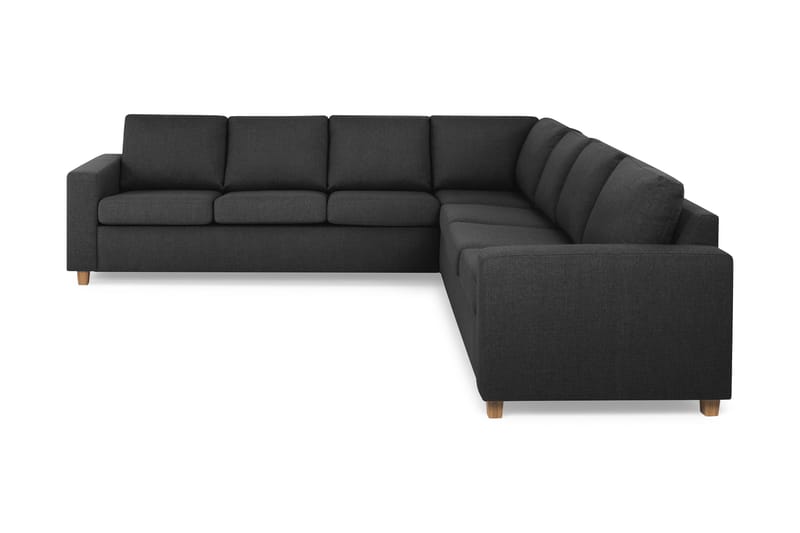Crazy 6-sits Vändbar L-formad X-Large Hörnsoffa i Tyg - Antracit - Products - Möbler - Soffa - Hörnsoffa