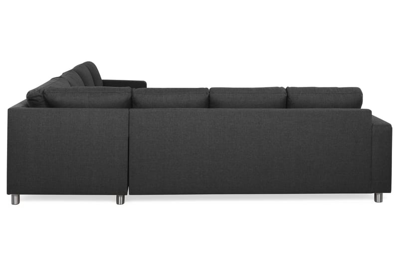 Crazy 6-sits Vändbar L-formad X-Large Hörnsoffa i Tyg - Antracit - Products - Möbler - Soffa - Hörnsoffa