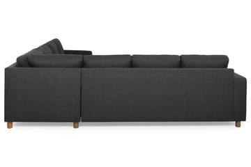 Crazy 6-sits Vändbar L-formad X-Large Hörnsoffa i Tyg - Antracit - Products - Möbler - Soffa - Hörnsoffa