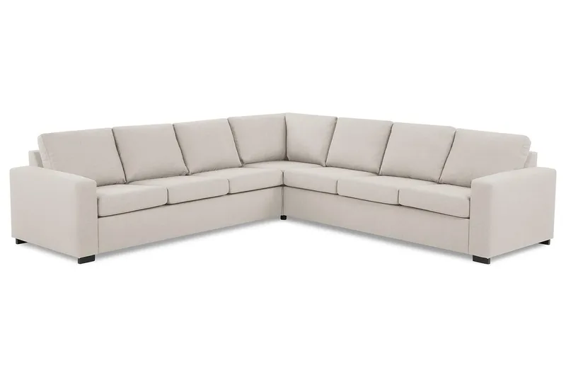 Crazy 6-sits Vändbar L-formad X-Large Hörnsoffa i Tyg - Beige - Products - Möbler - Soffa - Hörnsoffa