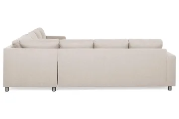 Crazy 6-sits Vändbar L-formad X-Large Hörnsoffa i Tyg - Beige - Products - Möbler - Soffa - Hörnsoffa