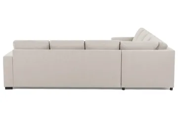 Crazy 6-sits Vändbar L-formad X-Large Hörnsoffa i Tyg - Beige - Products - Möbler - Soffa - Hörnsoffa