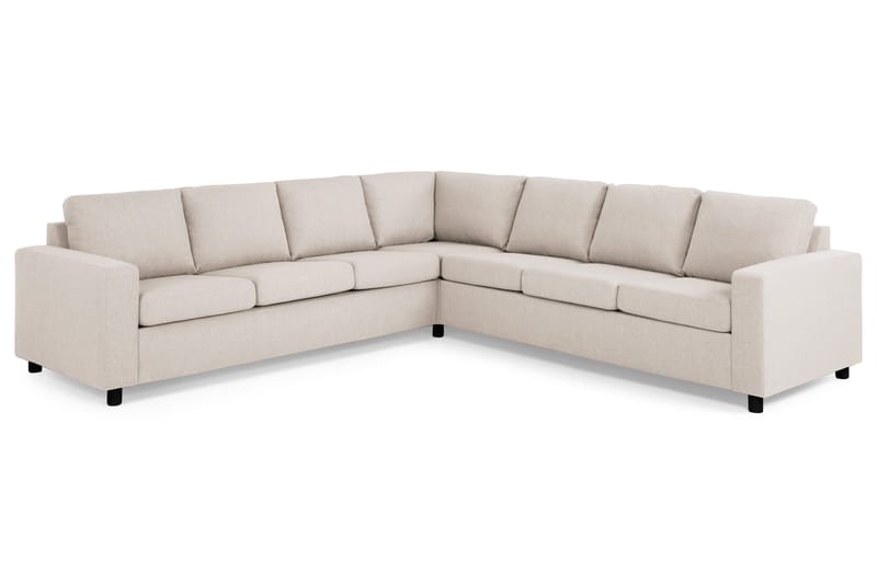 Crazy 6-sits Vändbar L-formad X-Large Hörnsoffa i Tyg - Beige - Products - Möbler - Soffa - Hörnsoffa