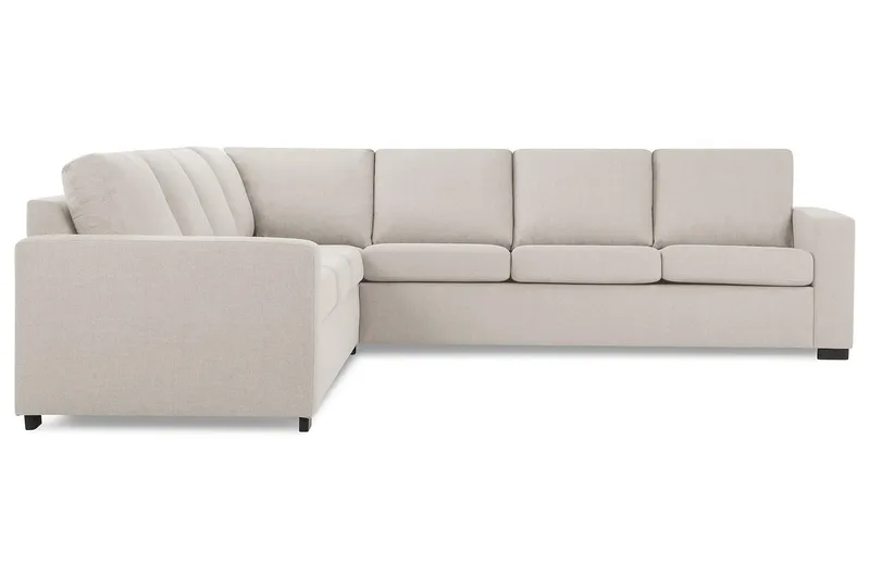 Crazy 6-sits Vändbar L-formad X-Large Hörnsoffa i Tyg - Beige - Products - Möbler - Soffa - Hörnsoffa