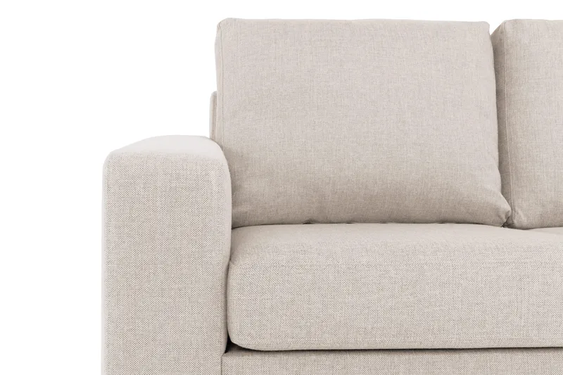 Crazy 6-sits Vändbar L-formad X-Large Hörnsoffa i Tyg - Beige - Products - Möbler - Soffa - Hörnsoffa