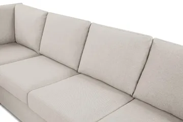 Crazy 6-sits Vändbar L-formad X-Large Hörnsoffa i Tyg - Beige - Products - Möbler - Soffa - Hörnsoffa
