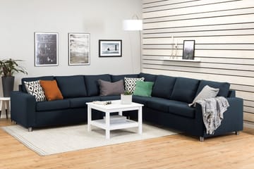 Crazy 6-sits Vändbar L-formad X-Large Hörnsoffa i Tyg - Blå - Products - Möbler - Soffa - Hörnsoffa