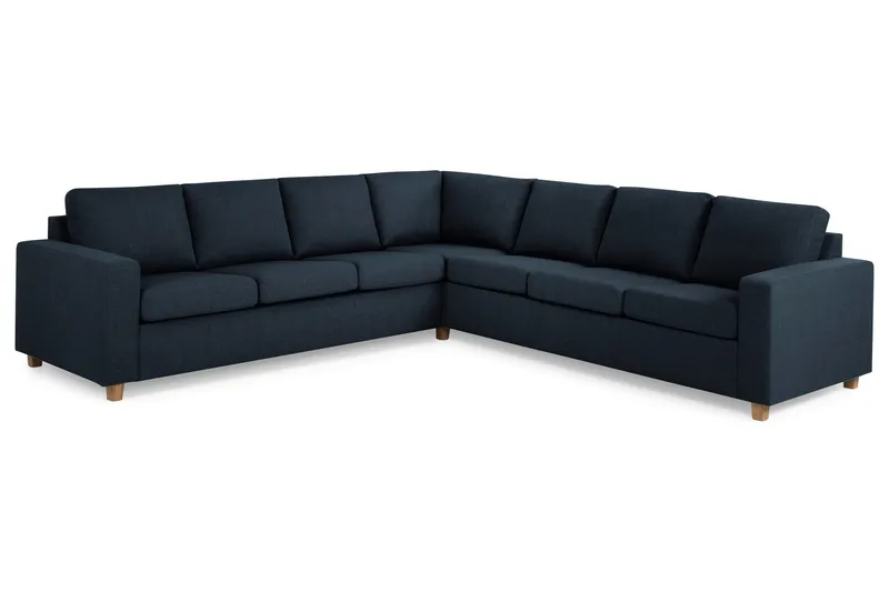 Crazy 6-sits Vändbar L-formad X-Large Hörnsoffa i Tyg - Blå - Products - Möbler - Soffa - Hörnsoffa