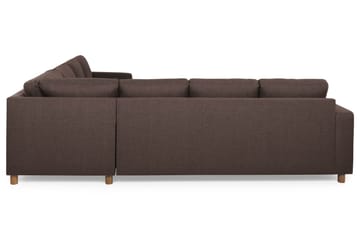 Crazy 6-sits Vändbar L-formad X-Large Hörnsoffa i Tyg - Brun - Products - Möbler - Soffa - Hörnsoffa