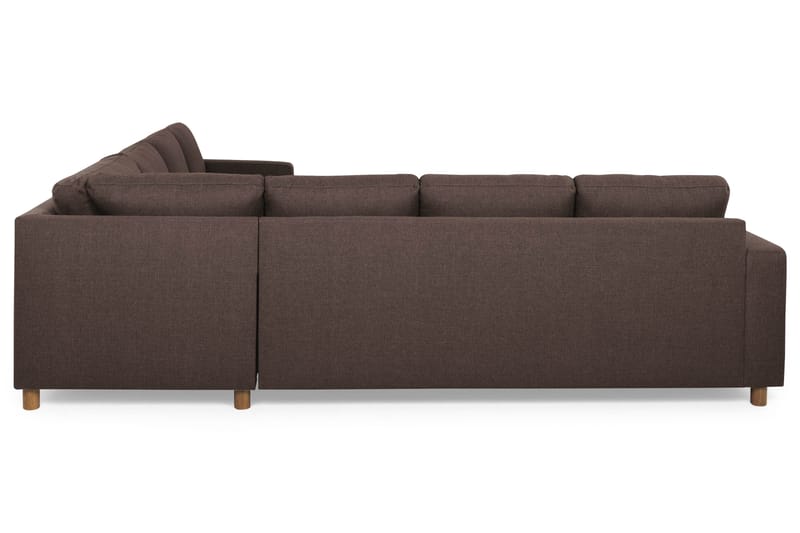 Crazy 6-sits Vändbar L-formad X-Large Hörnsoffa i Tyg - Brun - Products - Möbler - Soffa - Hörnsoffa