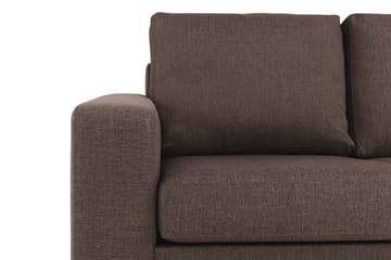 Crazy 6-sits Vändbar L-formad X-Large Hörnsoffa i Tyg - Brun - Products - Möbler - Soffa - Hörnsoffa