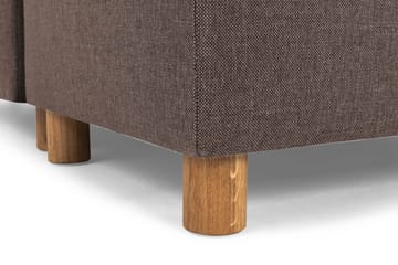 Crazy 6-sits Vändbar L-formad X-Large Hörnsoffa i Tyg - Brun - Products - Möbler - Soffa - Hörnsoffa