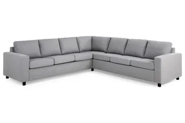 Crazy 6-sits Vändbar L-formad X-Large Hörnsoffa i Tyg - Grå - Products - Möbler - Soffa - Hörnsoffa