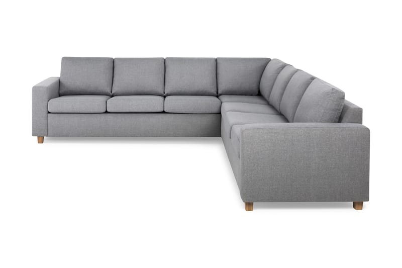 Crazy 6-sits Vändbar L-formad X-Large Hörnsoffa i Tyg - Grå - Products - Möbler - Soffa - Hörnsoffa