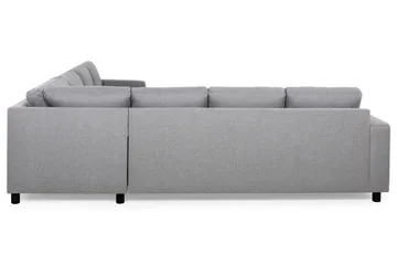 Crazy 6-sits Vändbar L-formad X-Large Hörnsoffa i Tyg - Grå - Products - Möbler - Soffa - Hörnsoffa