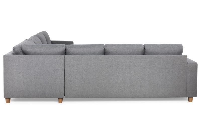 Crazy 6-sits Vändbar L-formad X-Large Hörnsoffa i Tyg - Grå - Products - Möbler - Soffa - Hörnsoffa