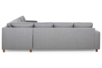 Crazy 6-sits Vändbar L-formad X-Large Hörnsoffa i Tyg - Grå - Products - Möbler - Soffa - Hörnsoffa