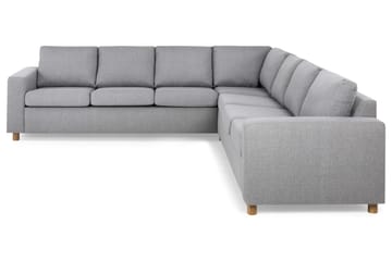 Crazy 6-sits Vändbar L-formad X-Large Hörnsoffa i Tyg - Grå - Products - Möbler - Soffa - Hörnsoffa