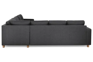 Crazy 6-sits Vändbar L-formad X-Large Hörnsoffa i Tyg - Mörkgrå - Products - Möbler - Soffa - Hörnsoffa